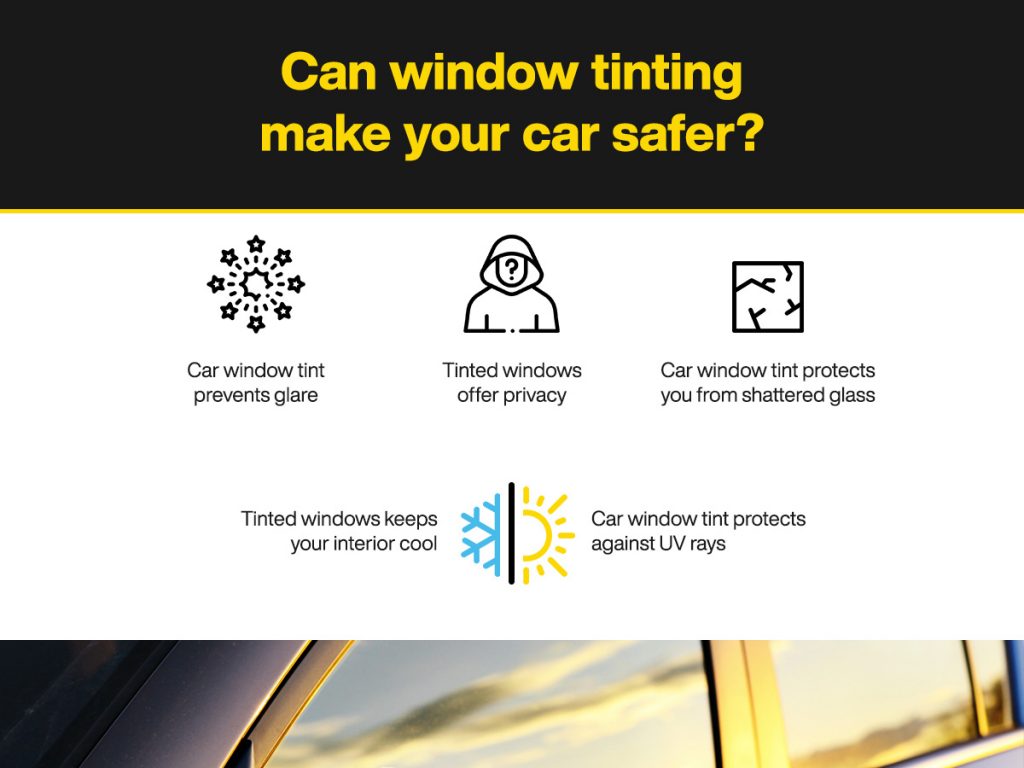 can window tinting make your car safer