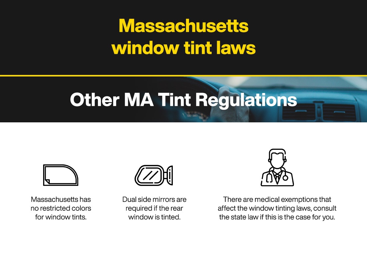 Massachusetts window tint laws